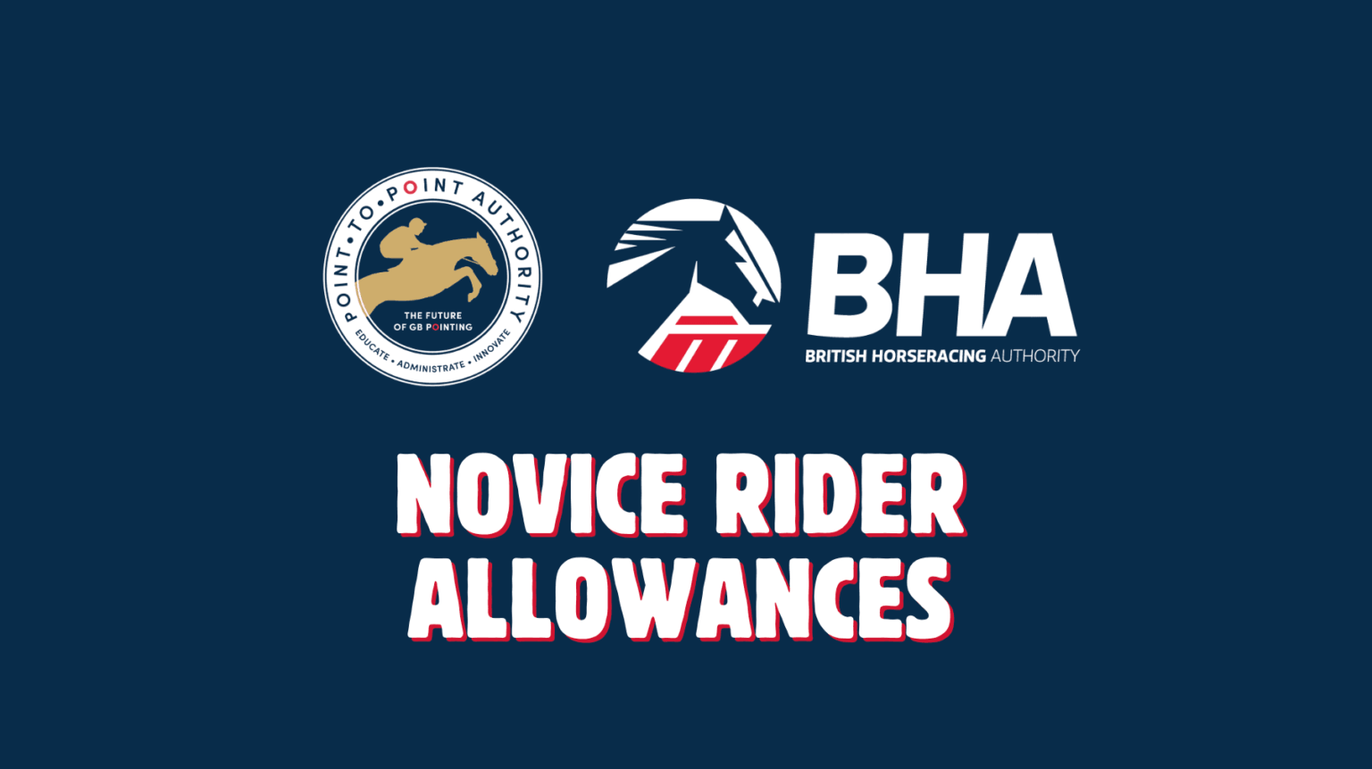 Novice Rider allowances - GB Pointing